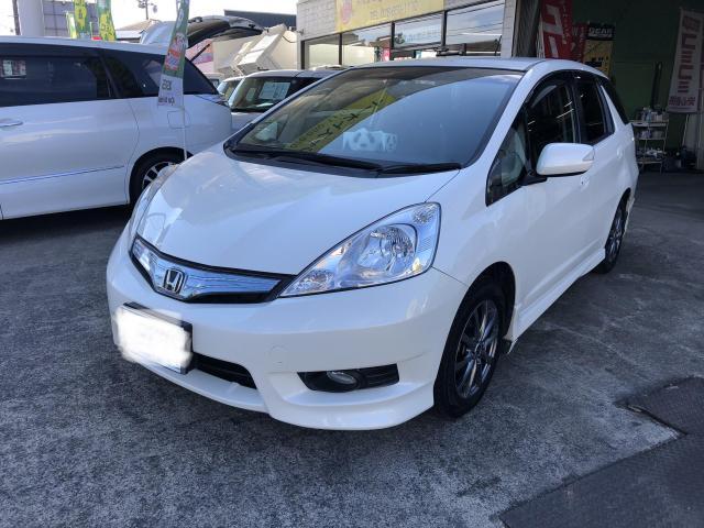 ホンダ　フィットシャトルハイブリッド　GP2・安くバンパーの板金塗装・安価でボディーの磨き・艶出し／コーティングって高い！？安く・磨き・艶出しで十分な仕上がり～【栃木県宇都宮市・下野市「ジャストオート」作業メニュー～