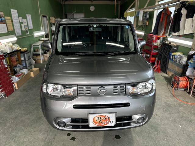 ニッサン　キューブ　15X　Z12／ボディー磨き／ボディー小傷落とし／鏡面仕上げ／内装クリーニング／コーティングって高い！？安く・磨き・艶出しで十分な仕上がり～【栃木県宇都宮市・下野市「ジャストオート」】作業メニュー～