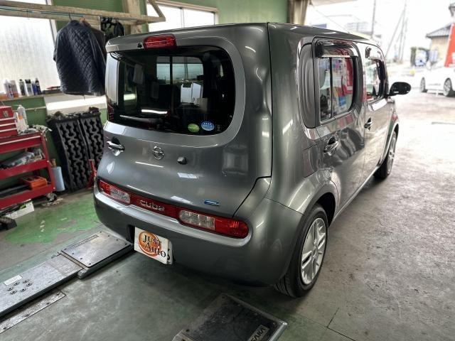 ニッサン　キューブ　15X　Z12／ボディー磨き／ボディー小傷落とし／鏡面仕上げ／内装クリーニング／コーティングって高い！？安く・磨き・艶出しで十分な仕上がり～【栃木県宇都宮市・下野市「ジャストオート」】作業メニュー～