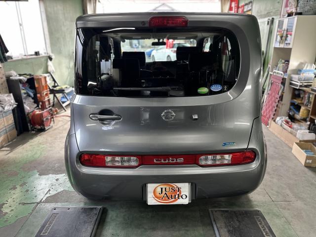 ニッサン　キューブ　15X　Z12／ボディー磨き／ボディー小傷落とし／鏡面仕上げ／内装クリーニング／コーティングって高い！？安く・磨き・艶出しで十分な仕上がり～【栃木県宇都宮市・下野市「ジャストオート」】作業メニュー～