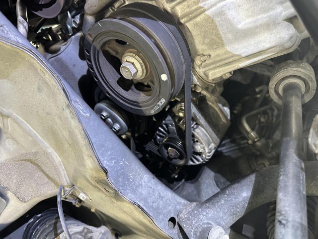 ダイハツ｜ムーブ｜L175S｜ウォーターポンプ交換｜ウォーターポンプ・プーリー交換｜工賃お安く～【栃木県・宇都宮市・下野市「ジャストオート」作業メニュー】～