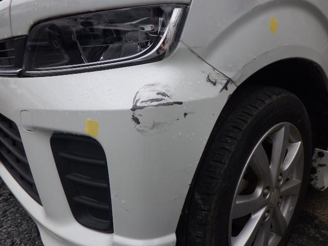 ワゴンR　ハイブリッド　FZ　左前回り　部品取替　鈑金塗装