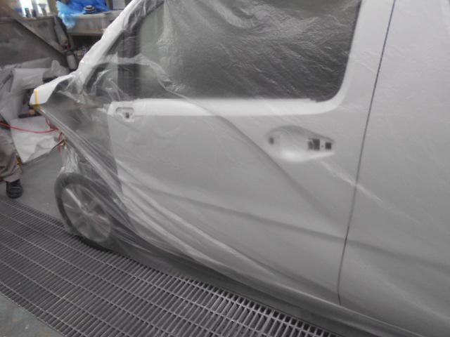 ワゴンR　ハイブリッド　FZ　左前回り　部品取替　鈑金塗装