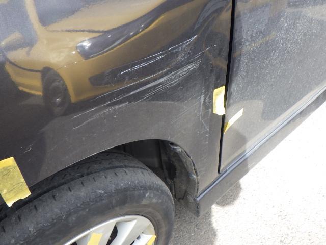 スズキ　スペーシア　左フロントフェンダー　左フロントドア　鈑金修理