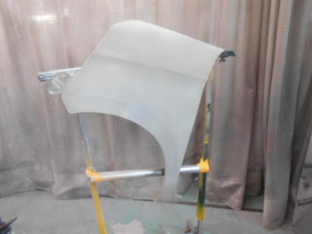 スズキ　スペーシア　左フロントフェンダー　左フロントドア　鈑金修理