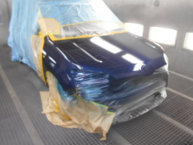 トヨタ　サクシード　フロントバンパー　右フロントフェンダー　鈑金修理