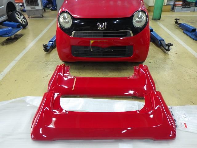 ホンダ N-ONE リアバンパー 鈑金修理
