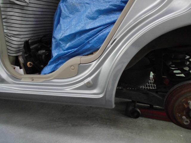 三菱　ｅＫワゴン　左側面　鈑金修理