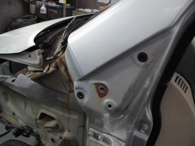 三菱　ｅＫワゴン　左側面　鈑金修理