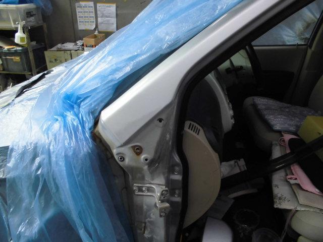 三菱　ｅＫワゴン　左側面　鈑金修理