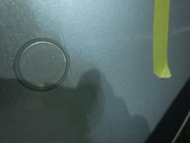 トヨタ　アクア　リアバンパー　鈑金修理