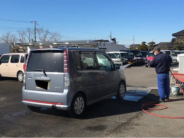 オイル交換　激安　１５００円　手洗い洗車付き　神栖市　茨城県　軽自動車　ムーヴ　安い