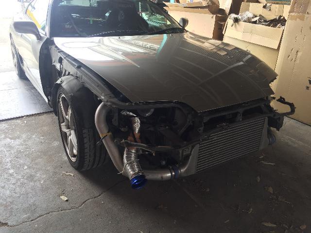 80スープラ (RIDOX）オーバーフェンダー取り付け