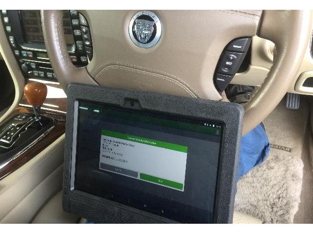 ジャガー エンジンチェックランプ 警告灯点灯 テスター診断 修理 整備
