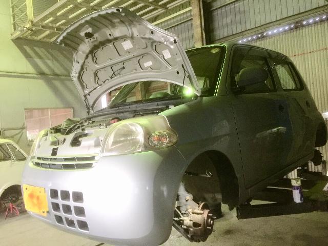 車検整備 修理 タイロッドエンドブーツ交換 タイヤ交換

DAIHATSU ESSE