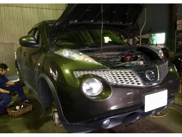 新人メカニック隆裕くん日記 初めて一人で車検整備をしてみました。 

NISSAN ジューク