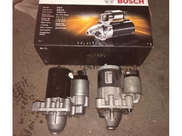 BOSCH製 セルモーター 脱着 交換 作業。BMW ミニ 修理 整備 宇都宮市のT様 ご依頼ありがとうござます。