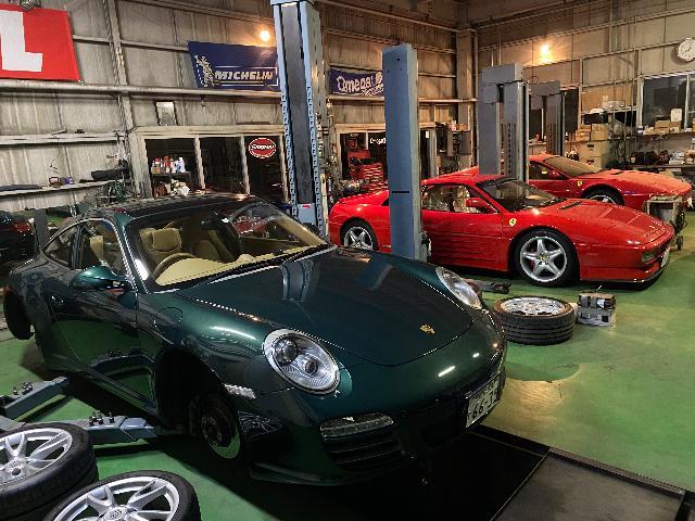 ポルシェ911タルガ4 中古車納車点検修理整備 ブレーキ編。小山市のS様 御成約ありがとうござます。   栃木県 小山市 カワマタ商会グループ(株)Kレボリューション