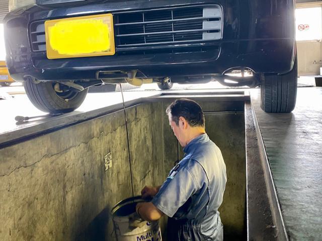 スズキ ワゴンR エンジン・オイル エレメント 交換 作業。結城市のI様 ご依頼ありがとうござます。    栃木県 小山市 カワマタ商会グループ(株)Kレボリューション