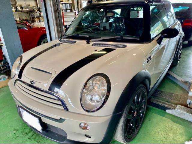 BMW MINI Cooper S キーを回してもセルモーターが作動しないエンジンが掛からない … リビルド・セルモーターに交換作業。BMW ミニ 車検 整備 修理。栃木県宇都宮市のT様 ご依頼ありがとうござます。