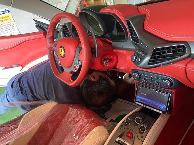 Ferrari 458 spider フェラーリ 458 スパイダー TEXAテスター診断。フェラーリ 車検 整備 修理。茨城県つくば市のF様 ご依頼ありがとうござます。    栃木県 小山市 カワマタ商会グループ(株)Kレボリューション