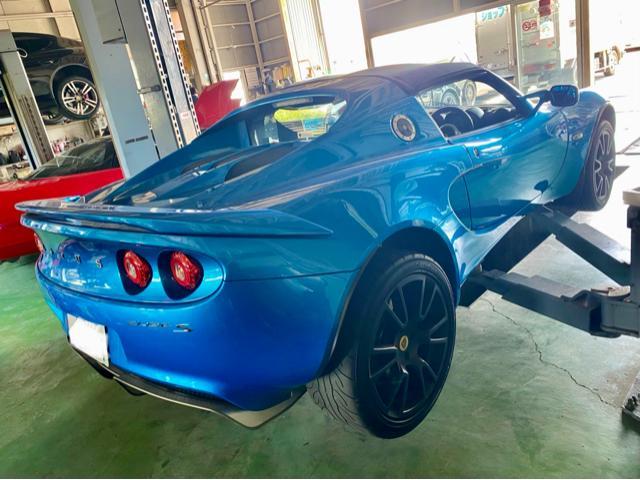 LOTUS ELISE ロータス エリーゼ 車検 整備 修理。茨城県つくば市のW様 ご依頼ありがとうござます。     栃木県 小山市 カワマタ商会グループ(株)Kレボリューション