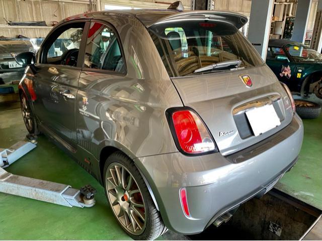 ABARTH アバルト 595 コンペティツィオーネ 車検 整備 修理 テスター診断。茨城県神栖市のO様 ご依頼ありがとうござます。    栃木県 小山市 カワマタ商会グループ(株)Kレボリューション