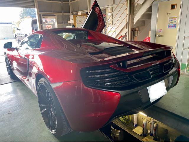 McLaren MP4-12スパイダー エンジン・チェックランプ点灯 テスター診断。    栃木県 小山市 カワマタ商会グループ(株)Kレボリューション