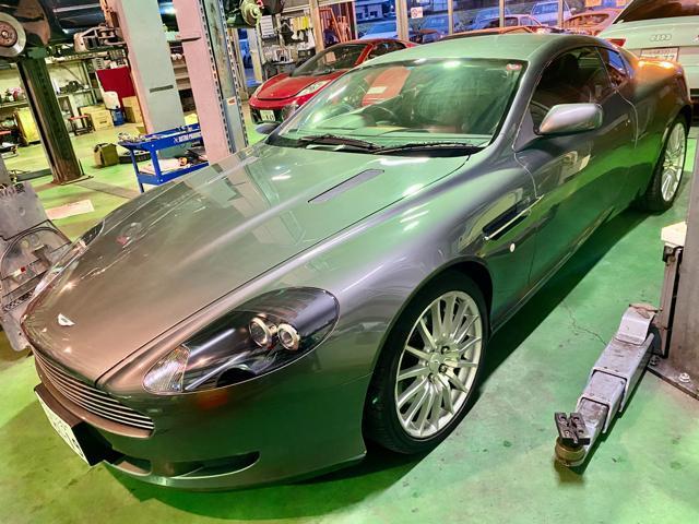 ASTON MARTIN アストンマーチン DB9 納車前 車検 整備 修理。神奈川県横浜市のT様 ご成約ありがとうござます。    栃木県 小山市 カワマタ商会グループ(株)Kレボリューション