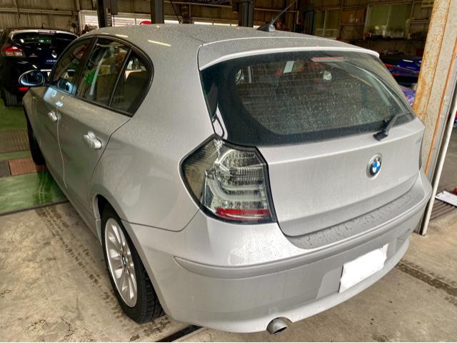 BMW 116i バッテリ電圧点検。BMW 車検 整備 修理。栃木県小山市のC様 ご依頼ありがとうござます。     栃木県 小山市 カワマタ商会グループ(株)Kレボリューション