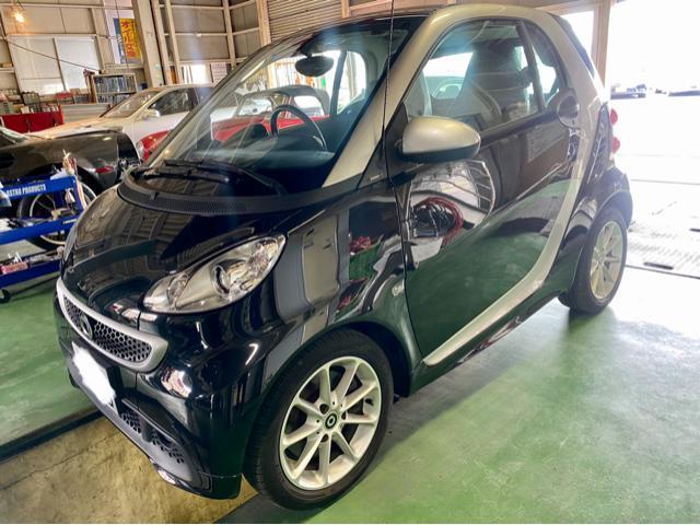 Smart Fortwo coupé mhd スマート フォーツー クーペ 中古車入庫点検 テスター診断。    栃木県 小山市 カワマタ商会グループ(株)Kレボリューション