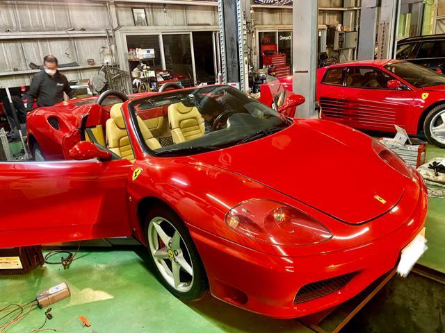 Ferrari 360 Modena F1 spider フェラーリ360モデナF1 クラッチ残量 テスター診断。フェラーリ車検整備修理。茨城県水戸市M様 ご依頼ありがとうござます。    栃木県小山市(株)Kレボリューション

