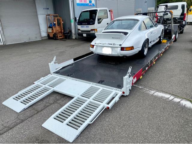 PORSCHE 911 Carrera ポルシェ 911 カレラ 車検整備修理。ローダー引取作業。茨城県水戸市S様 ご依頼ありがとうござます。     栃木県小山市カワマタ商会グループ(株)Kレボリューション
