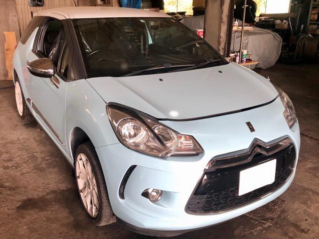 シトロエン DS3 冷却水水漏れ修理 サーモハウジング交換作業。シトロエン車検整備修理。栃木県小山市A様 ご依頼ありがとうござます。      栃木県小山市カワマタ商会グループ(株)Kレボリューション