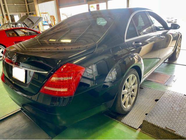 Mercedes-Benz S350 メルセデス・ベンツ チェックランプ警告灯点灯 ステアリングアングルセンサー交換作業。下都賀壬生町T様 ご依頼ありがとうござます。     栃木県小山市Kレボリューション