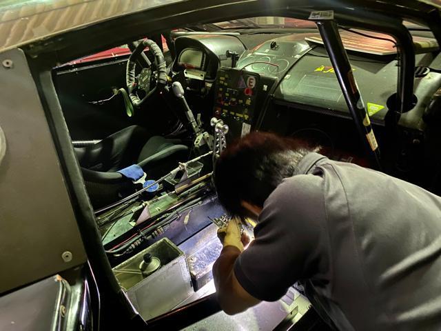 Lamborghini Gallardo RG3 ランボルギー ガヤルド RG3 世界生産台数3台 走行前点検。ランボルギーニ車検整備修理板金塗装・販売買取。     栃木県小山市カワマタ商会グループ(株)Kレボリューション