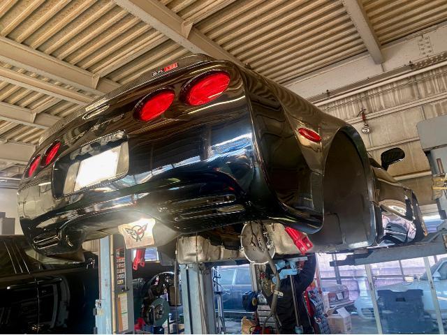 Chevrolet Corvette シボレー コルベット C5 クラッチ・OH・ミッション脱着作業。茨城県古河市B様 ご依頼ありがとうござます。シボレーコルベット車検整備修理板金塗装・販売買取。栃木県小山市(株)Kレボリューション