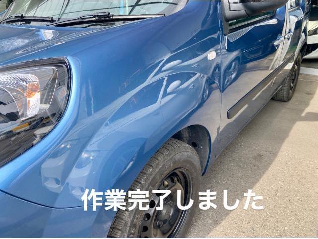 RENAULT ルノー カングー 板金塗装修理作業。茨城県筑西市C様 ご依頼ありがとうござます。ルノー車検整備修理鈑金塗装・販売買取 栃木県小山市カワマタ商会グループ(株)Kレボリューション