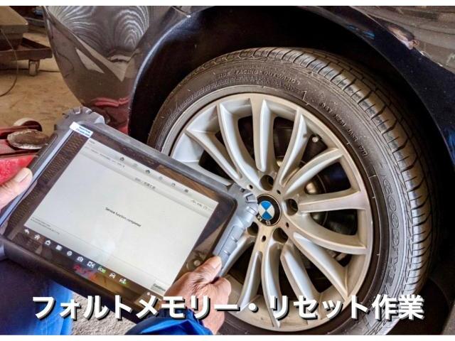 BMW 523i ツーリング 駐車時に車高が下がる…エアサスペンション・エア漏れ エアサス交換作業。茨城県筑西市T様 ご依頼ありがとうござます。BMW車検整備修理板金塗装・販売買取 栃木県小山市カワマタ商会グループ(株)Kレボリューション