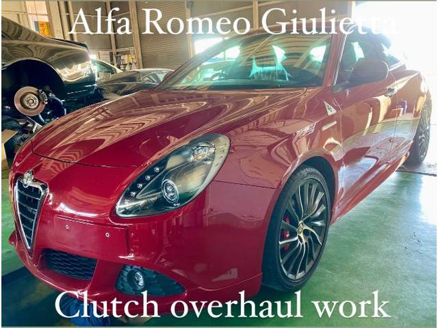 Alfa Romeo アルファロメオ ジュリエッタ クラッチオーバーホール作業(エンジンフレーム・サスペンション・ミッション脱着)栃木県鹿沼市A様 ご依頼ありがとうござます。アルファロメオ車検整備修理・販売買取 栃木県小山市Kレボ