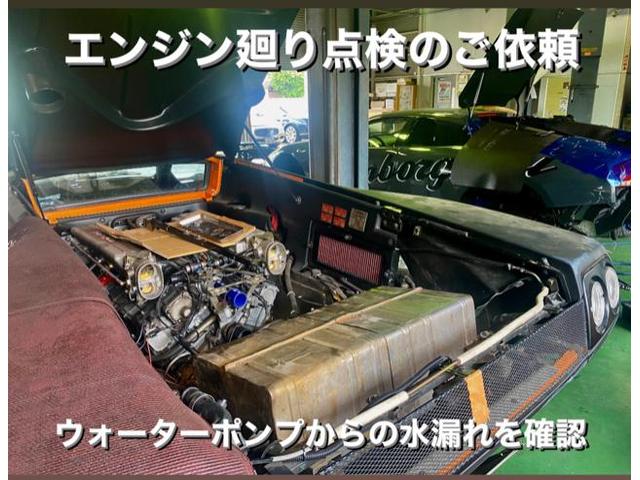 Lamborghini ランボルギーニ ディアブロSV エンジン廻り点検 水漏れ確認 ウォーターポンプ交換作業。東京都葛西区Y様 ご依頼ありがとうござます。ランボルギーニ車検整備修理板金塗装テスター診断・販売買取 栃木県小山市Kレボ