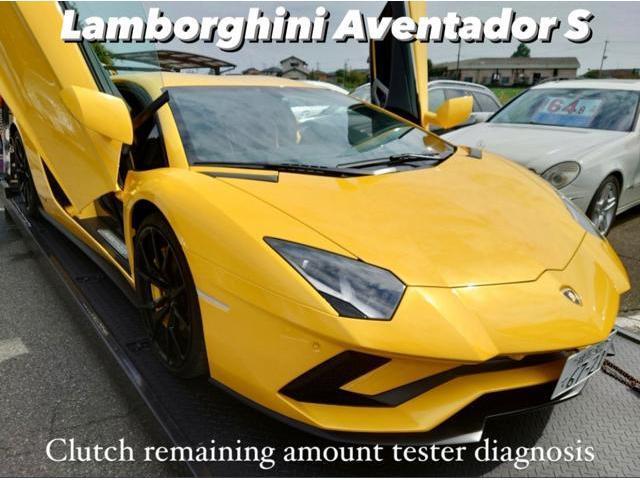 Lamborghin ランボルギーニ アベンタドールS クラッチ残量テスター診断。茨城県石岡市W様 ご依頼ありがとうござます。ランボルギーニ車検整備修理板金塗装テスター診断販売買取 栃木県小山市カワマタ商会グループ(株)Kレボリューション