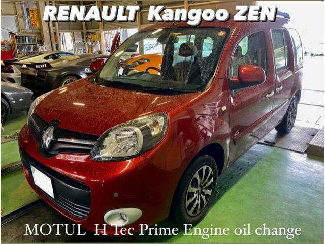 RENAULT ルノー カングー MOTUL Hテックプライム エンジンオイル交換作業。栃木県小山市Y様 ご依頼ありがとうござます。ルノー車検整備修理板金塗装テスター診断販売買取 栃木県小山市カワマタ商会グループ(株)Kレボリューション