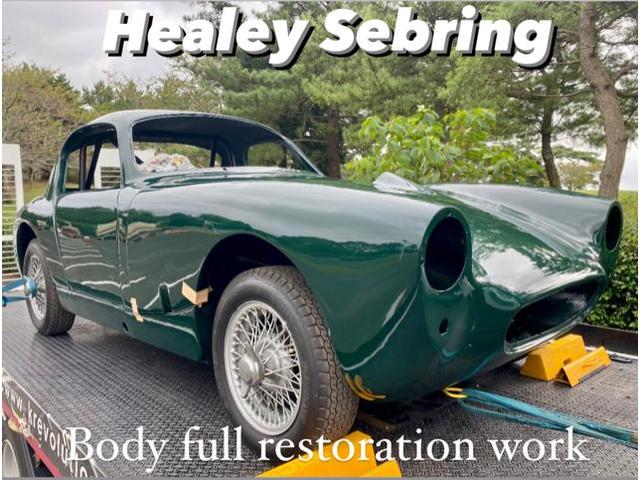 Healey ヒーレ セブリング 英国車 フルレスト ワンオフパーツ製作作業。クラシックカー ビンテージカー 旧車 レスト お任せください。車検整備修理板金塗装テスター診断販売買取 栃木県小山市カワマタ商会グループ(株)Kレボリューション