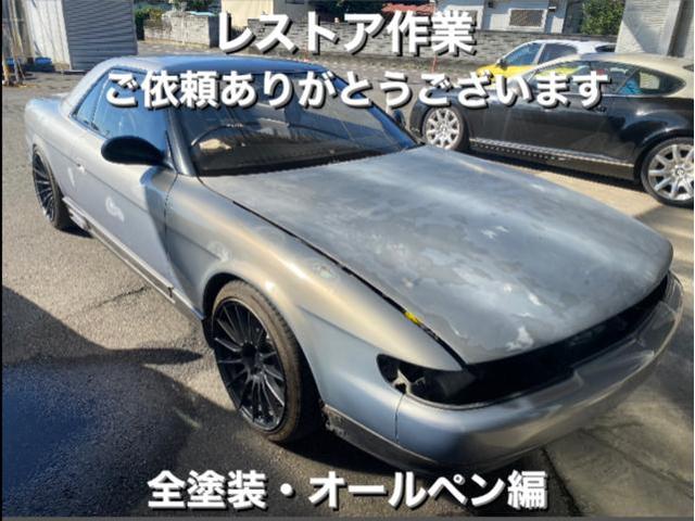 EUNOS ユーノス コスモ S レストアのご依頼 ボディー板金塗装レストア編。栃木県日光市O様 ご依頼ありがとうござます。ユーノス車検整備修理レストア板金塗装テスター診断販売買取 栃木県小山市カワマタ商会グループ(株)Kレボリューション