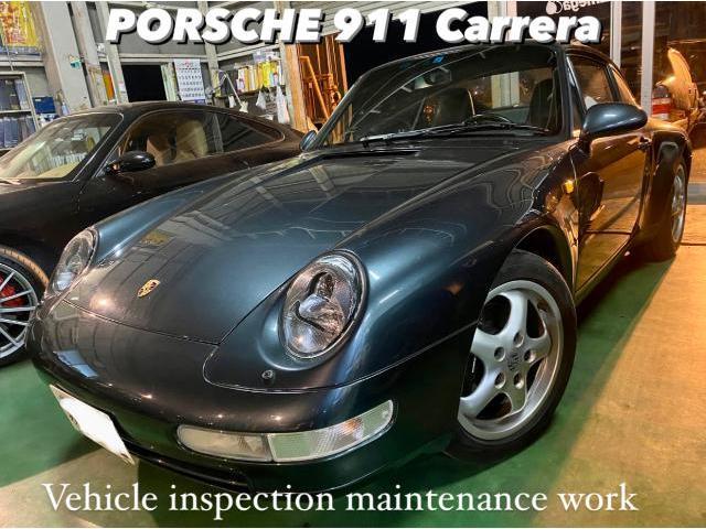 PORSCHE ポルシェ911(993)カレラ 車検整備＆空冷エンジン MOTULオイル ...