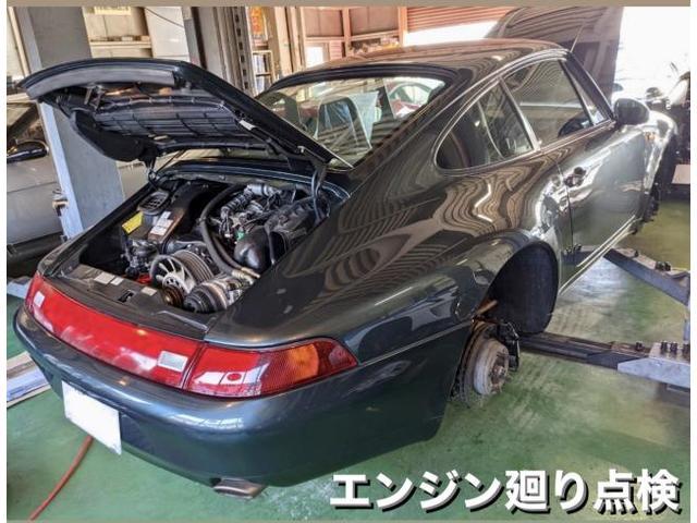 PORSCHE ポルシェ911(993)カレラ 車検整備＆空冷エンジン MOTULオイル・フィルター交換作業。埼玉県さいたま市大宮区W様 ご依頼ありがとうござます。ポルシェ車検整備修理テスター診断板金塗装販売買取 栃木県(株)Kレボ