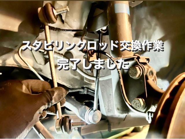 smart スマート フォーフォー 走行時にコトコト異音がする…スタビリンクロッド交換作業。栃木県下野市M様 ご依頼ありがとうございます。スマート車検整備修理板金塗装テスター診断販売買取 カワマタ商会グループ(株)Kレボリューション
