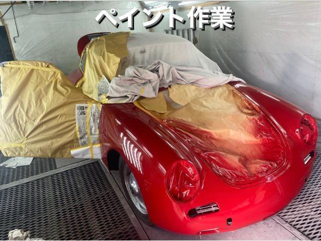 PORSCHE ポルシェ 356 ノーマルボディーに戻したい…レストア板金塗装作業。埼玉県所沢市M様 ご依頼ありがとうございます。ポルシェ車検整備修理レストア板金塗装故障テスター診断販売買取 栃木県小山市(株)Kレボリューション