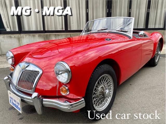 MG MGA 中古車入庫点検。1961年 走行35000km 価格応談。クラシックカー 旧車 買取。MG MGA 車検整備修理レストア板金塗装故障テスター診断販売買取 栃木県小山市カワマタ商会グループ(株)Kレボリューション